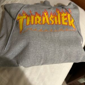 Grey Thrasher Hoodie